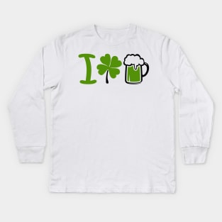Funny St. Patricks T-shirt Kids Long Sleeve T-Shirt